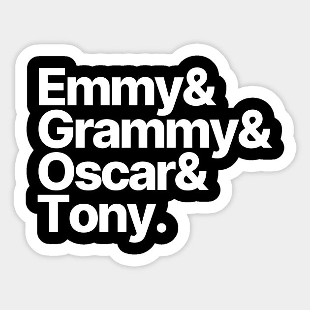 EGOT Sticker by popculturelists